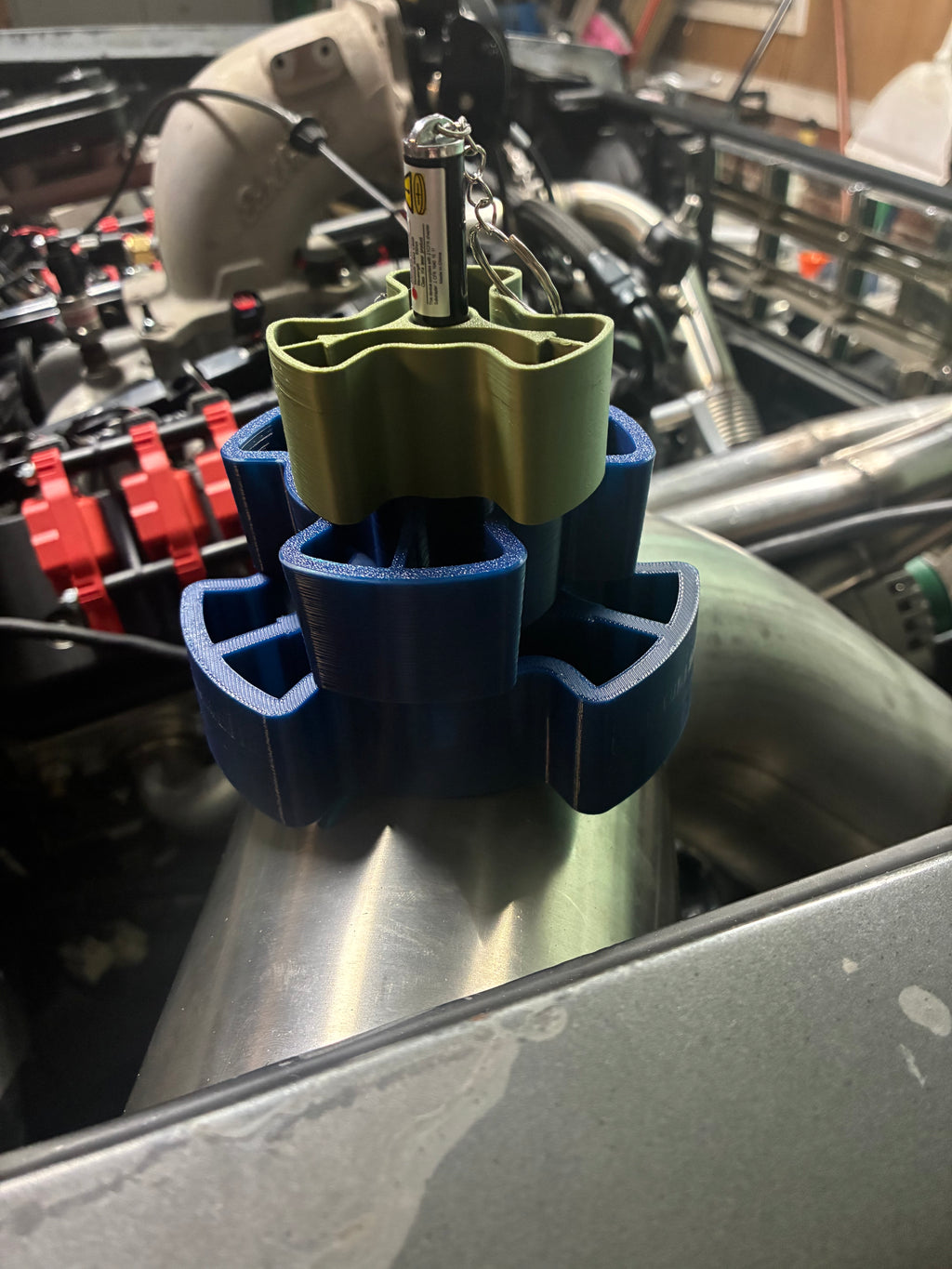 Ø3", 4", 5" 3D printed exhaust exit FIND THE HOLE Fender Hack