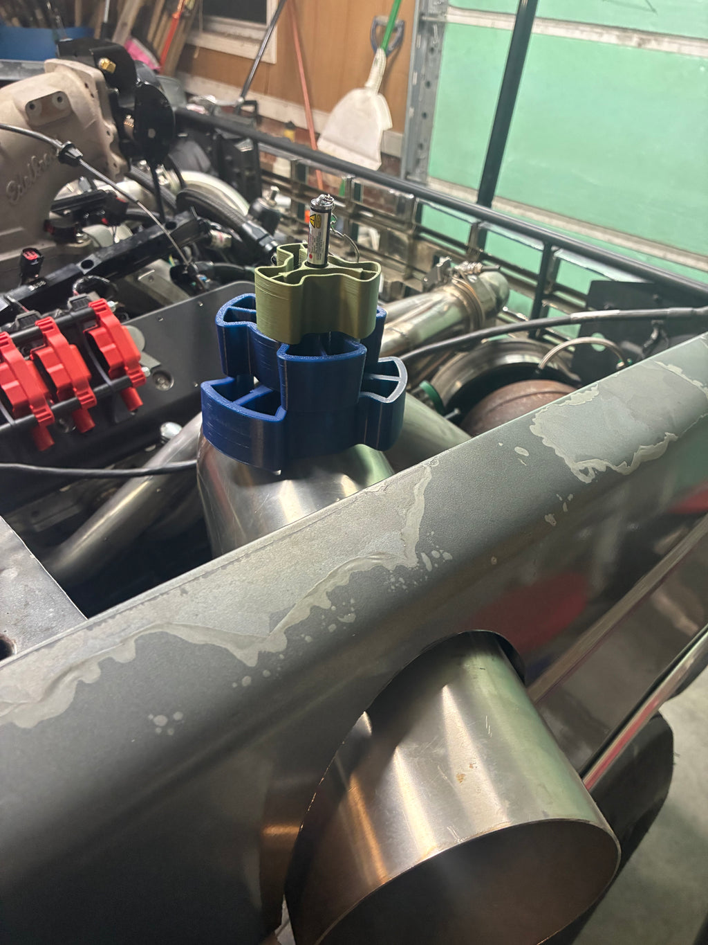 Ø3", 4", 5" 3D printed exhaust exit FIND THE HOLE Fender Hack