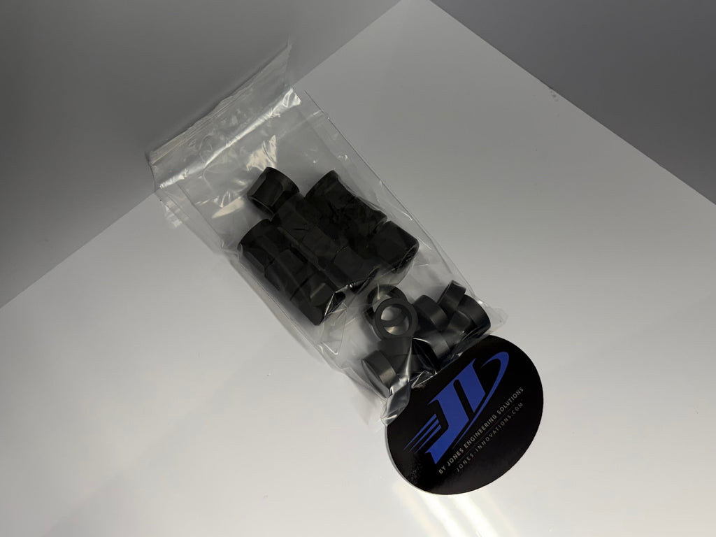 5/8-18 Aluminum lug nut set with spacers