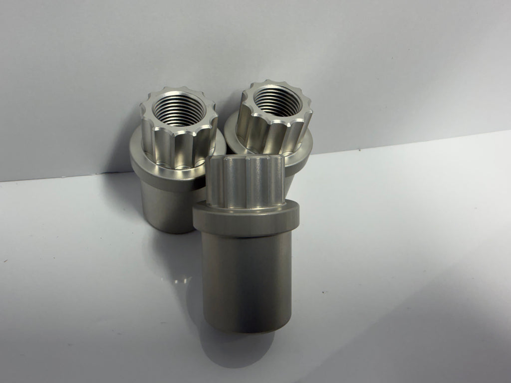 5/8-18 Billet one piece 12 point lug nuts